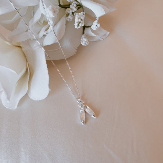 Sterling Silver Dance Shoes w/ 18" Chain