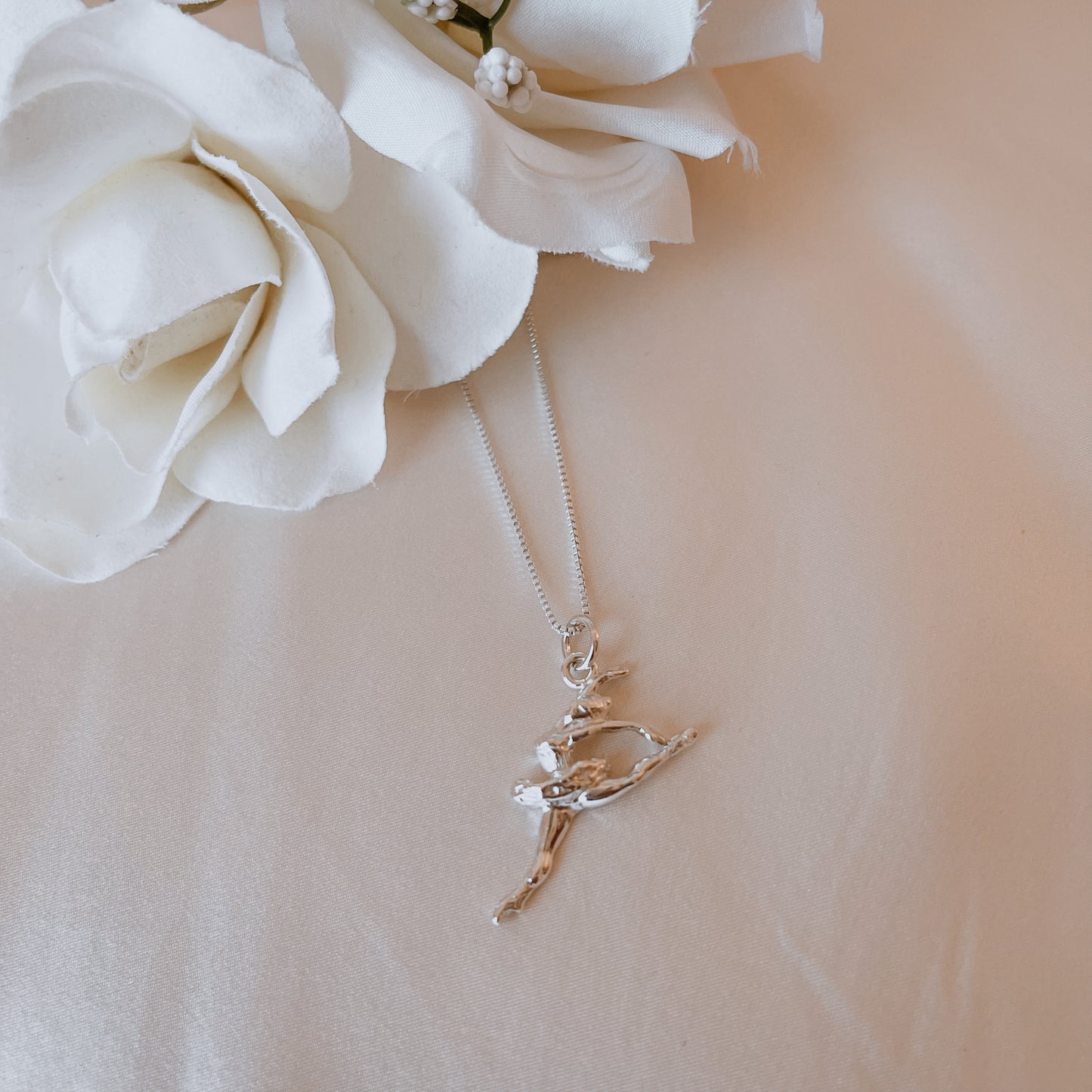 Sterling Silver Large Dancer w/ 18" Chain