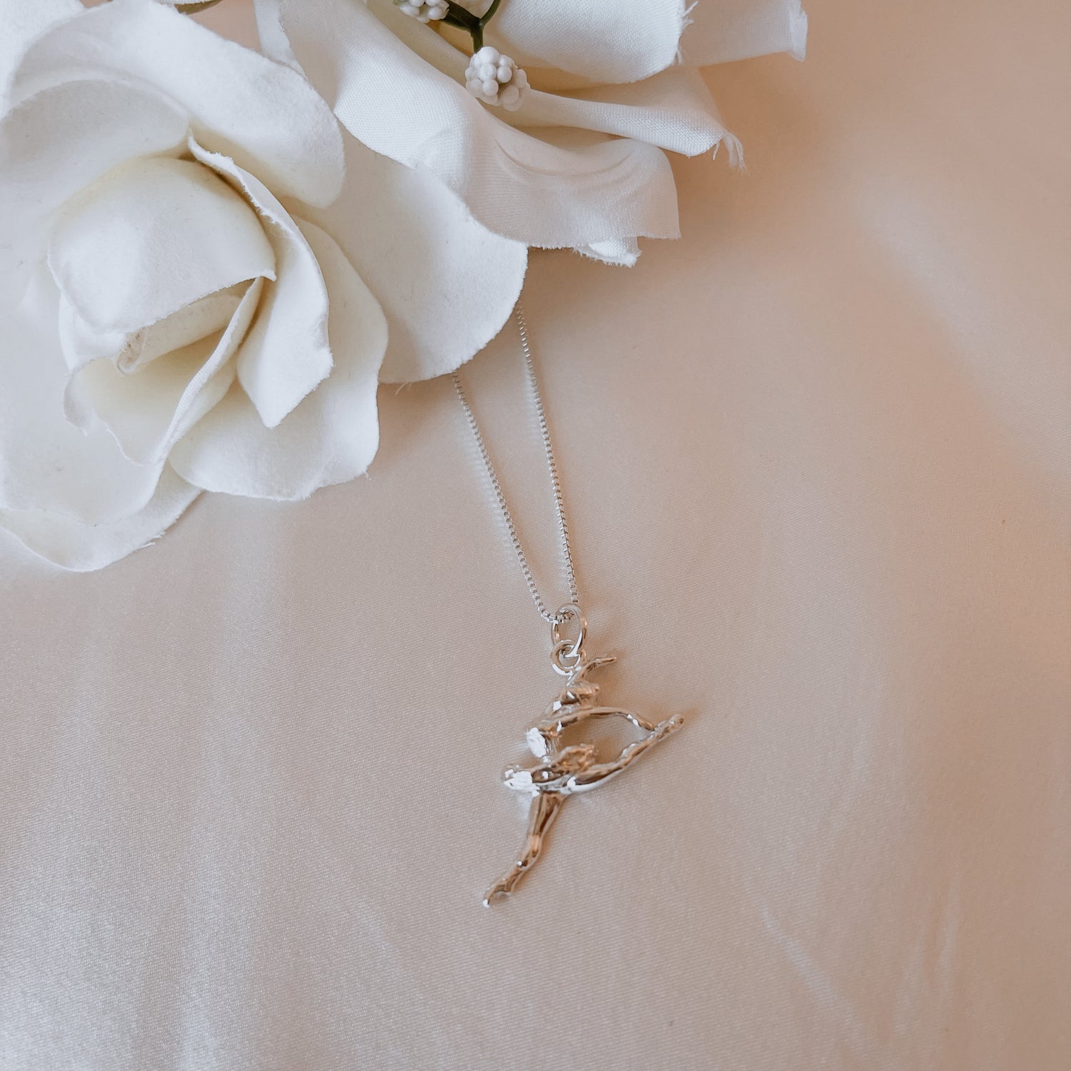 Sterling Silver Large Dancer w/ 18" Chain